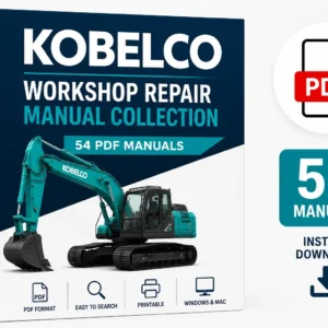 Kobelco Workshop Repair Manual Collection PDF Download for SK Series Excavators Service and Repair Manuals