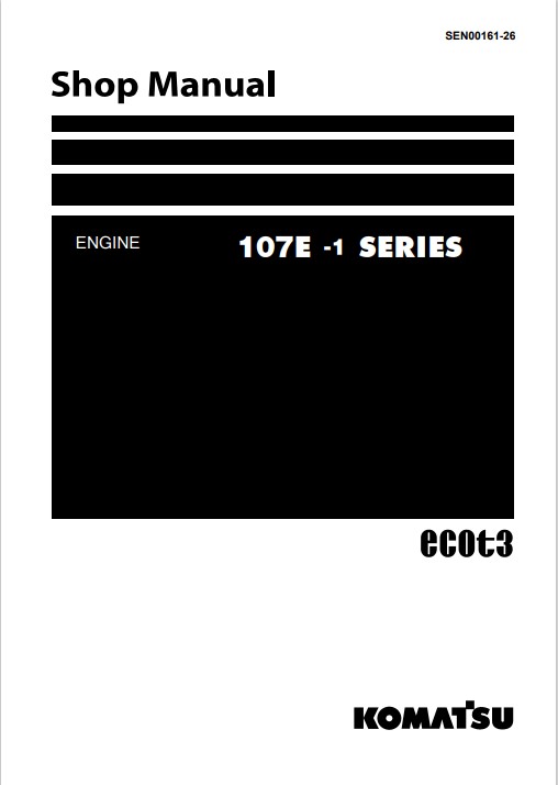 Komatsu 107E-1 Engine Series Workshop Manual - Image 2