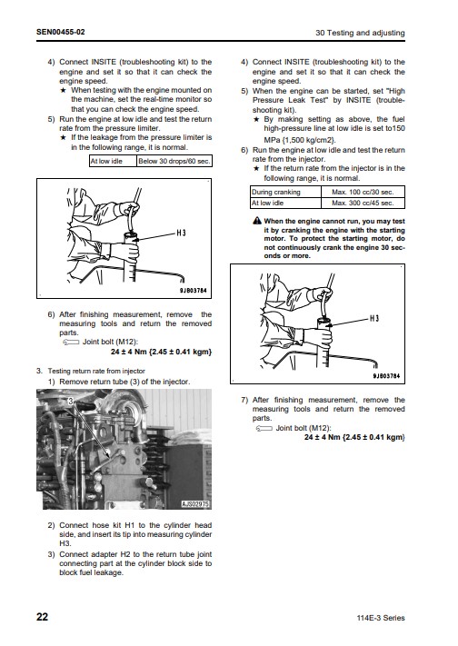 Komatsu 114E-3 Engine Series Workshop Manual - Image 3