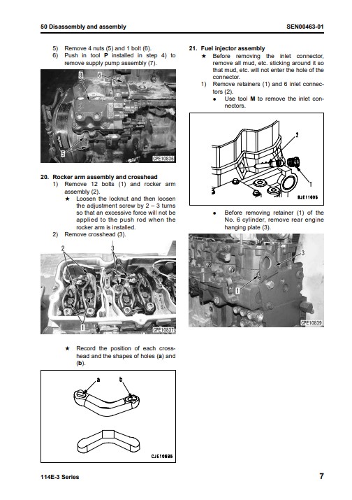 Komatsu 114E-3 Engine Series Workshop Manual - Image 8