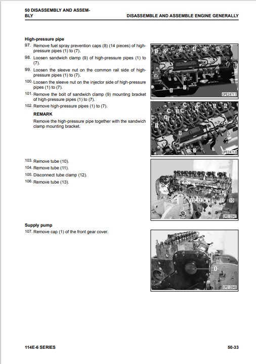 Komatsu 114E-6 Engine Series Workshop Manual - Image 3
