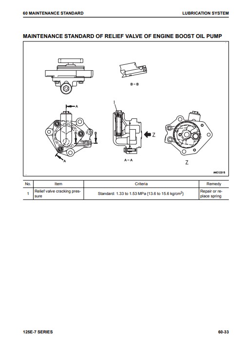 Komatsu 125E-7 Engine Series Workshop Manual - Image 4