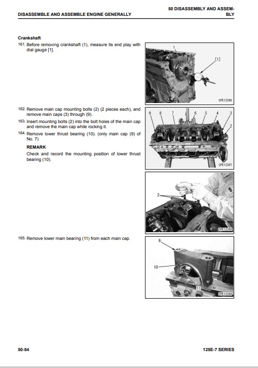 Komatsu 125E-7 Engine Series Workshop Manual - Image 5
