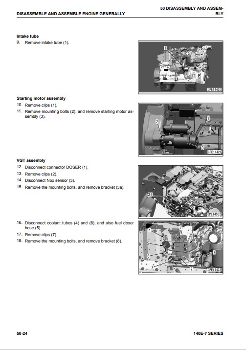 Komatsu 140E-7 Engine Series Workshop Manual - Image 4