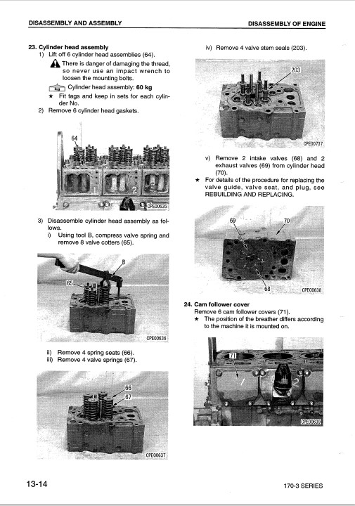 Komatsu 170-3 Engine Series Workshop Manual - Image 4