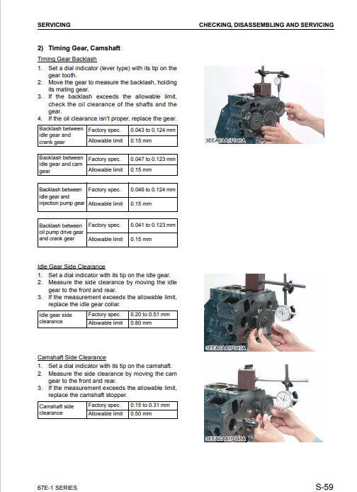 Komatsu 3D67E-1 Engine Series Workshop Manual - Image 4