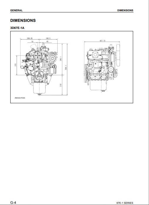 Komatsu 3D67E-1 Engine Series Workshop Manual - Image 5
