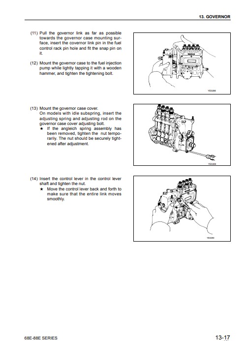 Komatsu 3D68E-3 to Komatsu 3D88E-3 Engine Series Workshop Manual - Image 4