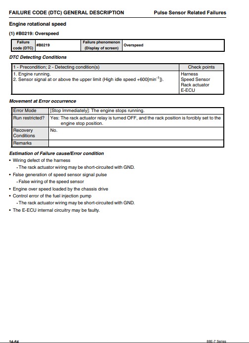 Komatsu 3D88E-7 Engine Series Workshop Manual - Image 3