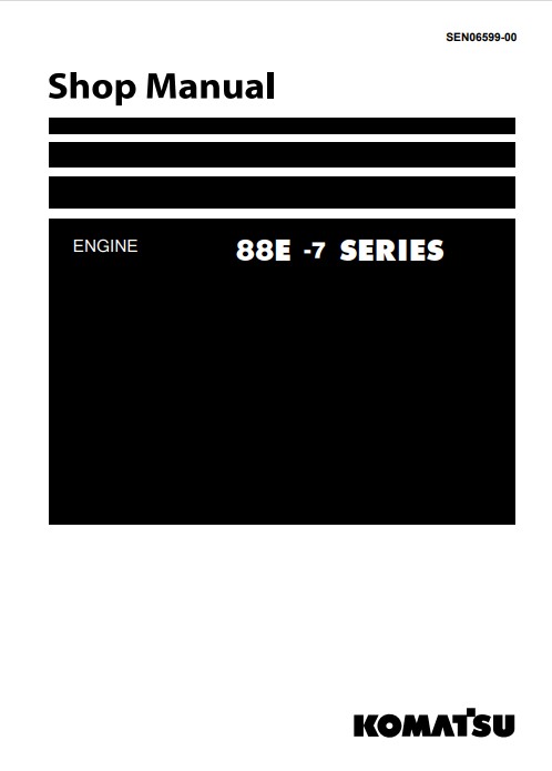 Komatsu 3D88E-7 Engine Series Workshop Manual - Image 2