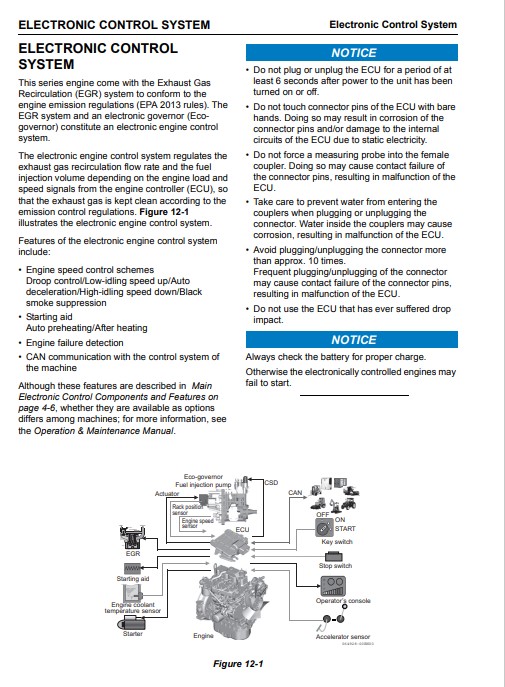Komatsu 3D88E-7 Engine Series Workshop Manual - Image 5