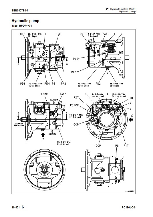 Komatsu PC160LC-8 Excavator Workshop Repair Manual - Image 3