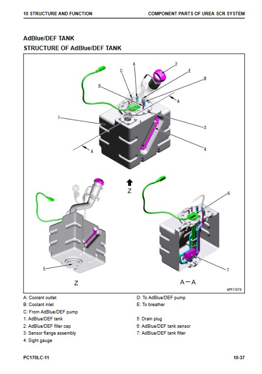 Komatsu PC170LC-11 Excavator Workshop Repair Manual - Image 6