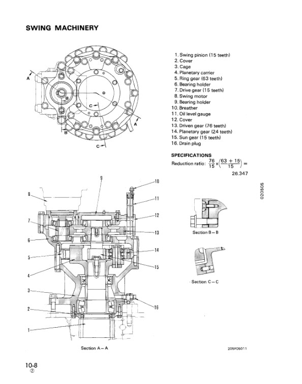 Komatsu PC200-5, Komatsu PC200LC-5, Komatsu PC220-5, Komatsu PC220LC-5 Workshop Repair Manual - Image 5