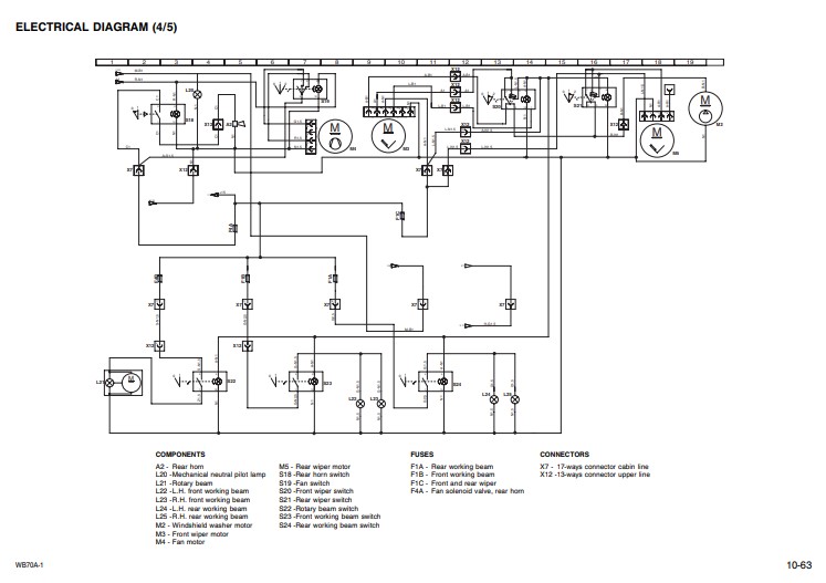 Komatsu WB70A-1 Backhoe Loader Workshop Manual - Image 7