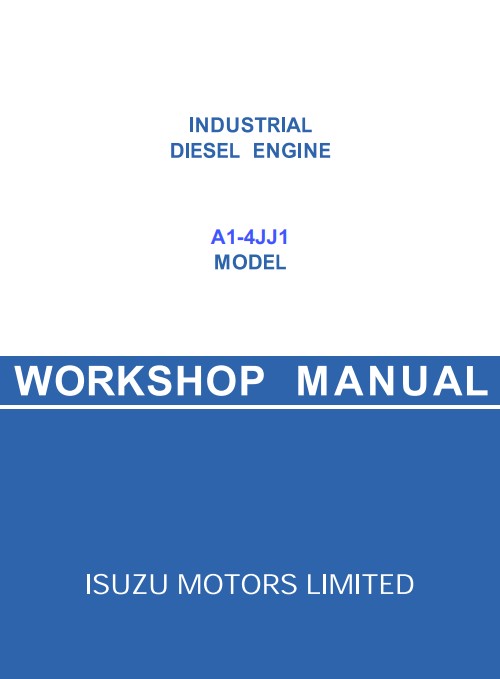 Isuzu A1-4JJ1 Industrial Engine Workshop Manual - Image 2