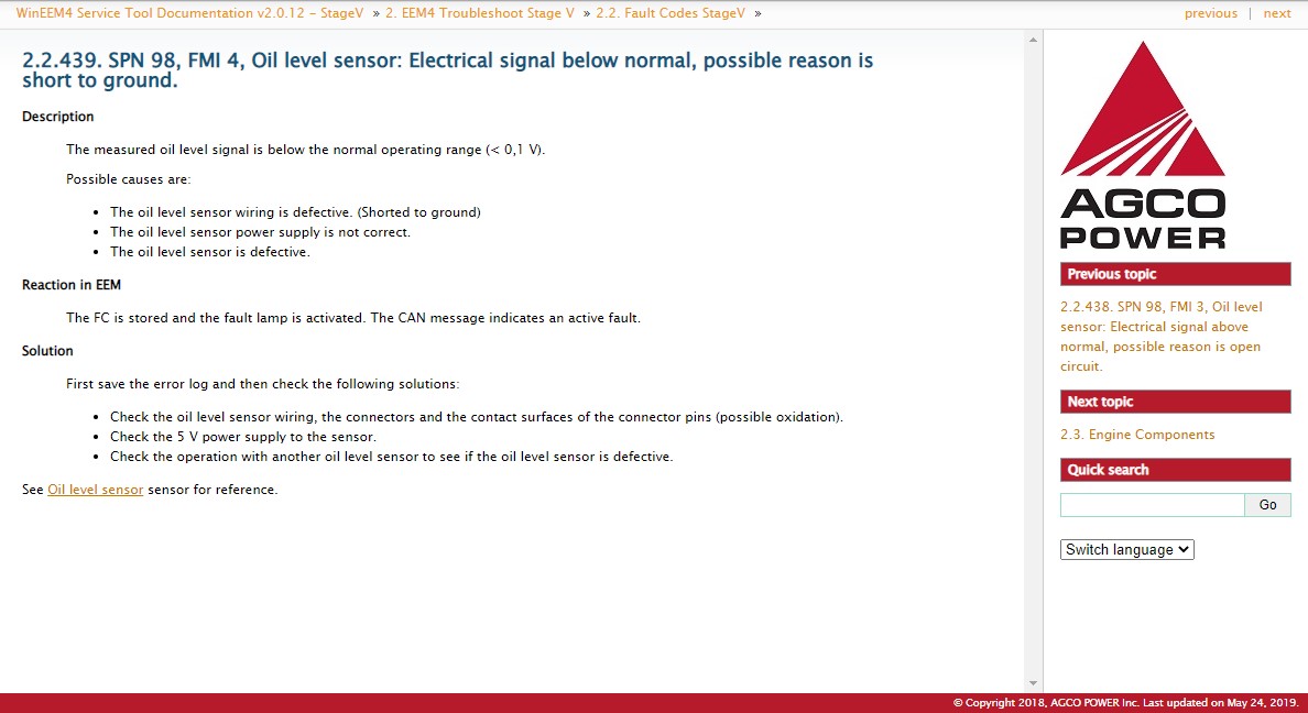 Agco Power WinEEM4s Service Tool Instructions Manual - Image 4