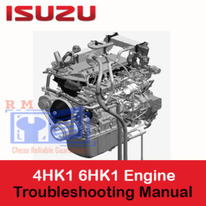 Isuzu 4HK1 and 6HK1 Common Rail Engine Troubleshooting Manual cover for engine diagnostics and repair guidance