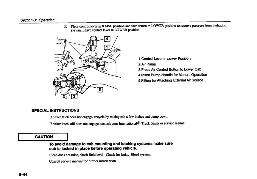 International Truck 2000, 5000, 8000, 9000 Operator's Manual - Image 4