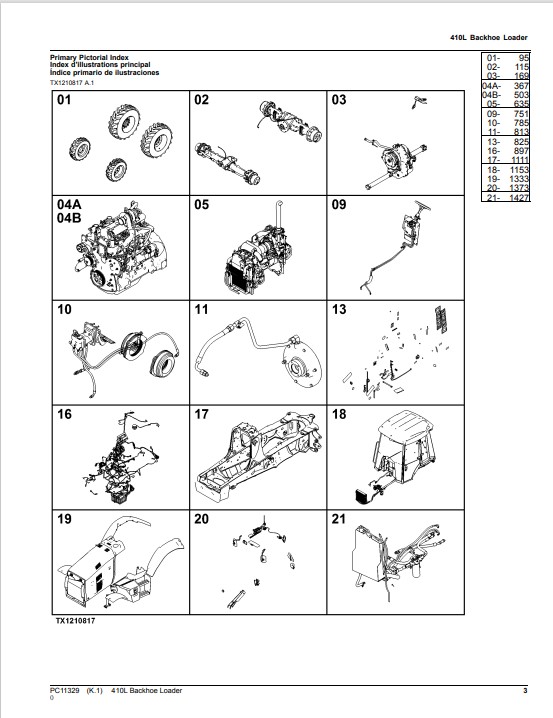 John Deere 410L Backhoe Loader Parts Catalog - Image 5