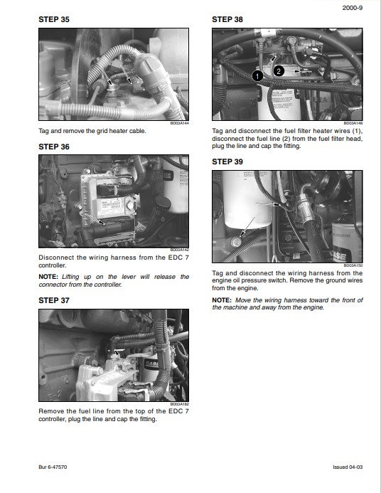 Case 721D Loader Service Repair Manual - Image 4