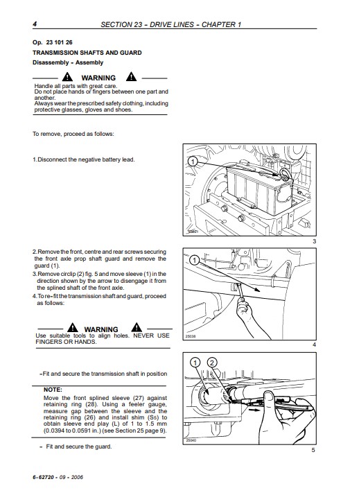 Case JX60, JX70, JX80, JX90, JX95 Tractors Service Repair Manual - Image 5