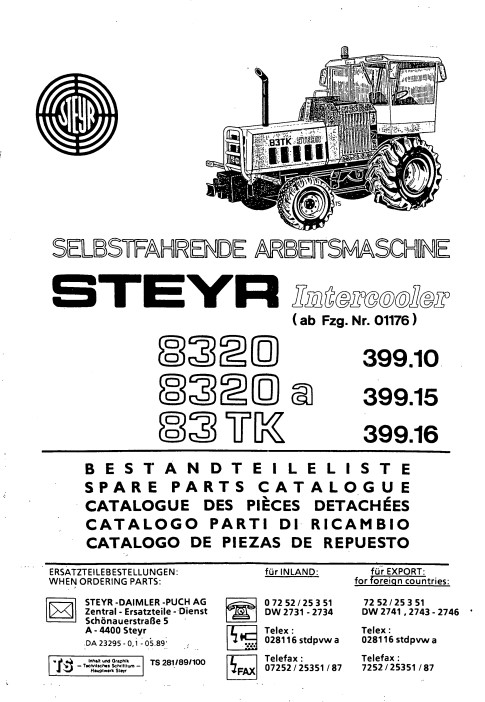 steyr tractor manual
