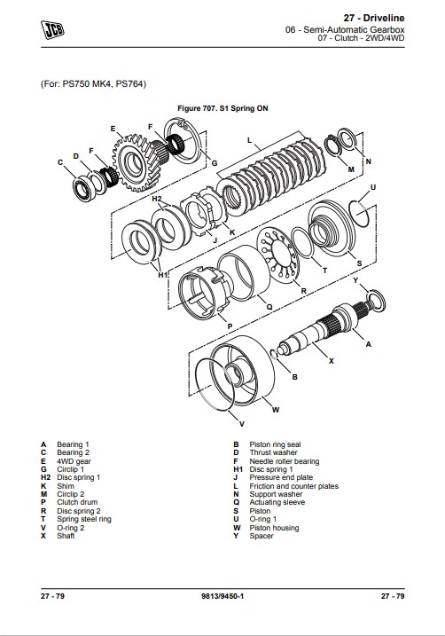 JCB 508-66, JCB 509-45, JCB 510-44, JCB 510-55 Service Repair Manual - Image 4