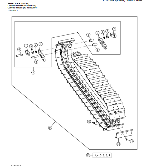 John Deere 550J Dozer Parts Catalog - Image 4