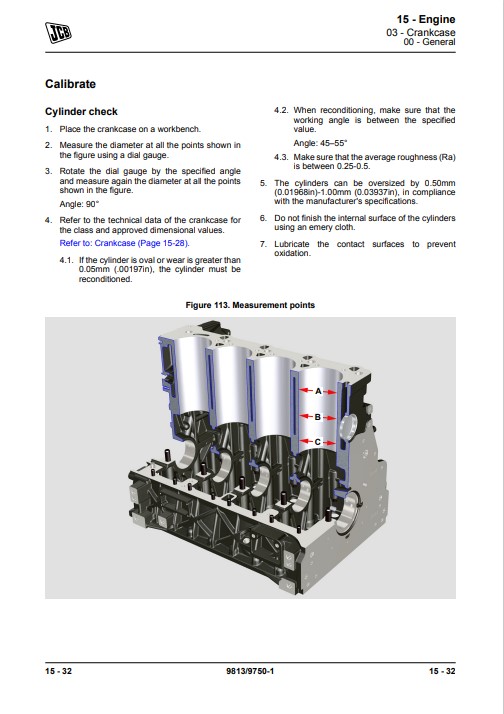 JCB 135 Skid Steer Loader Service Repair Manual - Image 3