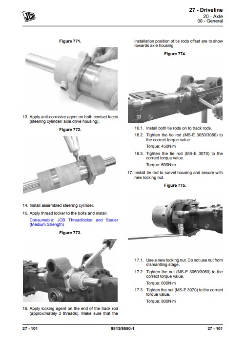 JCB JS145W, JCB JS160W, JCB JS20MH Wheeled Excavator Service Repair Manual - Image 4