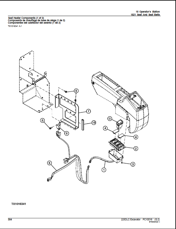 John Deere 225DLC Excavator Parts Catalog - Image 3