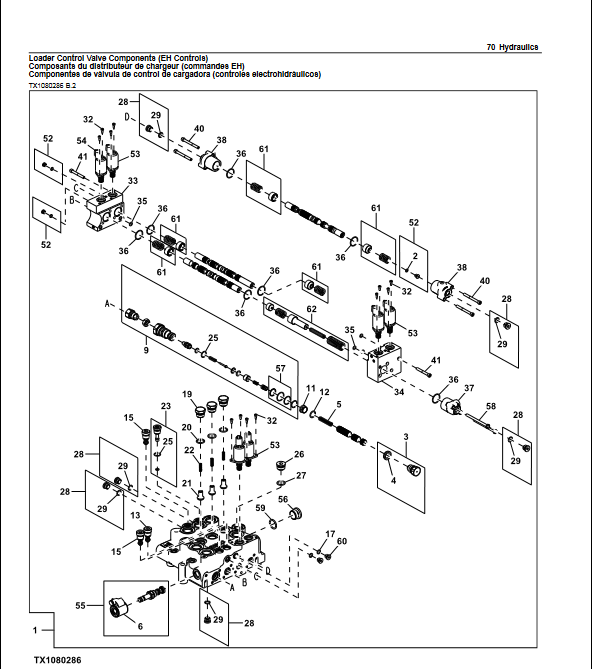 John Deere 320D Skid Steer Loader Parts Manual - Image 4