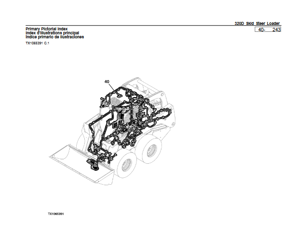 John Deere 320D Skid Steer Loader Parts Manual - Image 6