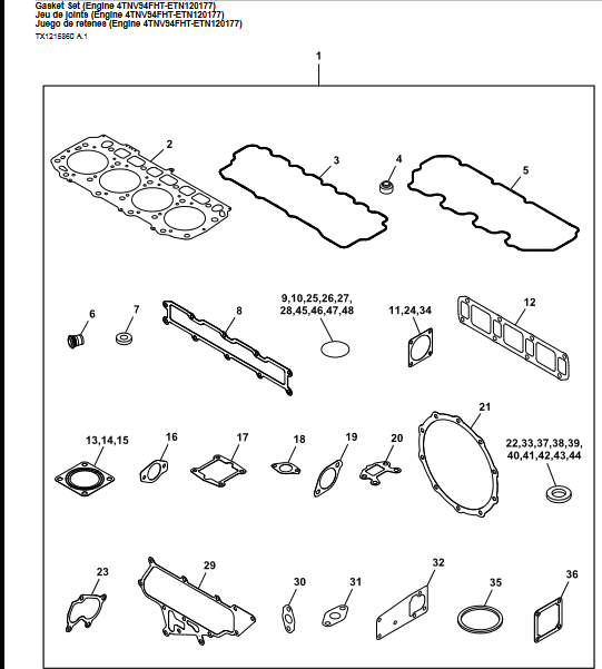 John Deere 332G Skid Steer Parts Manual - Image 3