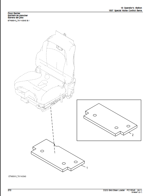 John Deere 332G Skid Steer Parts Manual - Image 6