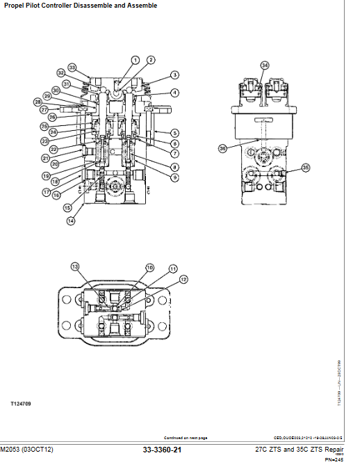 John Deere 27C ZTS and John Deere 35C ZTS Excavator Repair Technical Manual - Image 4