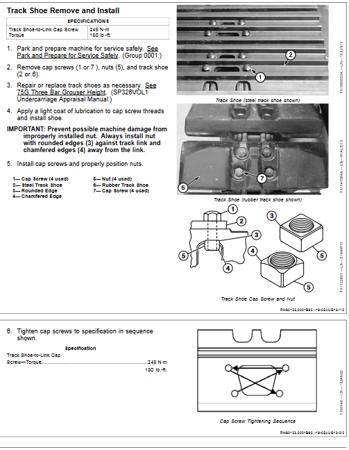 John Deere 85G Excavator Repair Technical Manual - Image 3