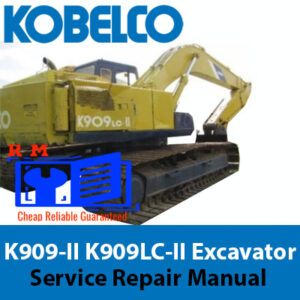 Comprehensive service manual for Kobelco K909-II and K909LC-II Excavators, including repair and maintenance instructions