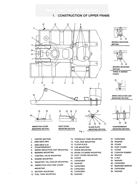 Kobelco MD450BLC Excavator Service Repair Manual - Image 3