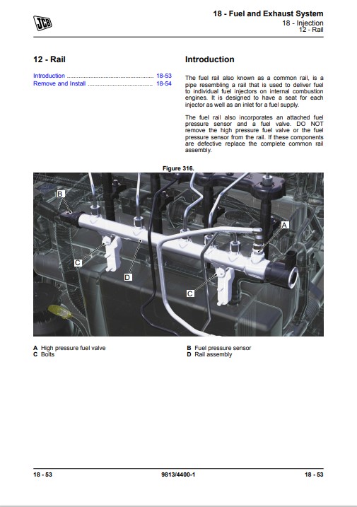 JCB Hydradig 110w Wheeled Excavator Service Repair Manual - Image 4