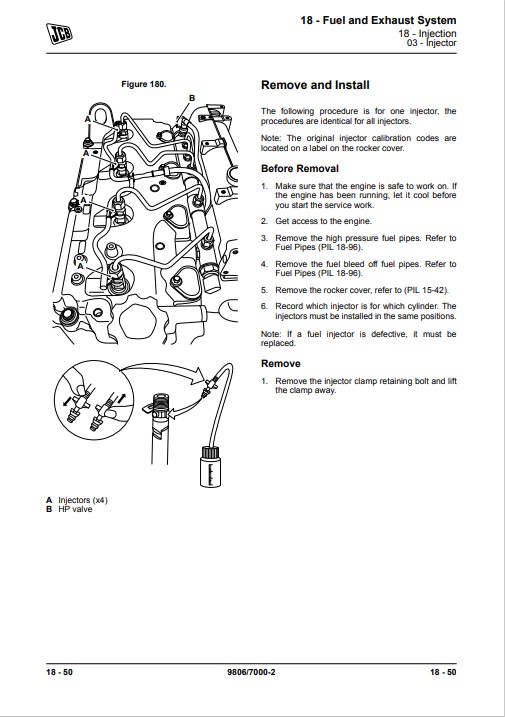 JCB T2-3 Elec Engine 4 Cyl Service Repair Manual - Image 4