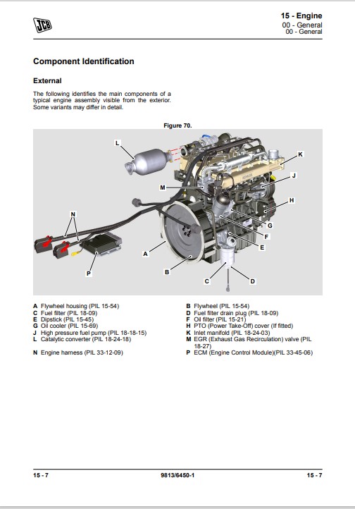 JCB 55Z-1 , JCB 57C-1 Excavator Service Repair Manual - Image 3