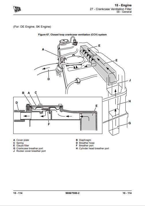 JCB T2-3 Elec Engine 4 Cyl Service Repair Manual - Image 6