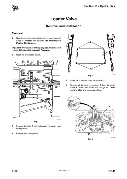 JCB 427, JCB 437, JCB 457 Wheel Loaders Service Repair Manual - Image 5