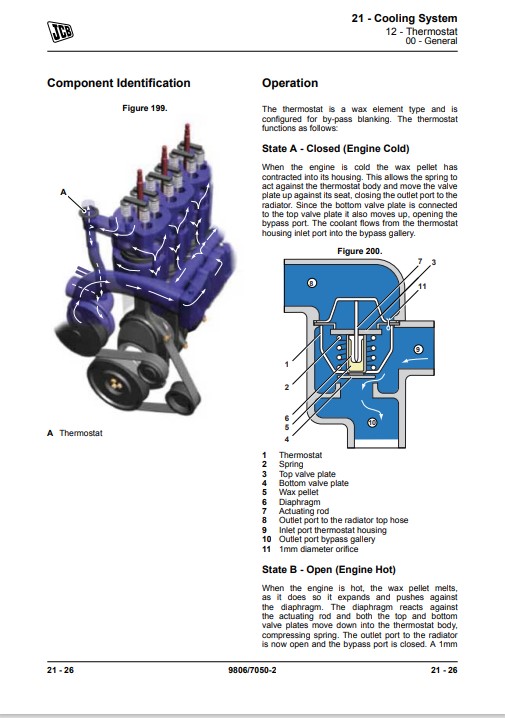 jcb 444 mechanical engine service manual