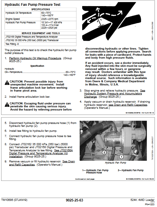 John Deere 524K 4WD Loader Engine 6068HDW74 (T3) Operation and Test Technical Manual - Image 5