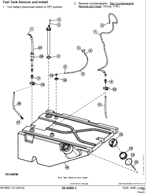 John Deere 524K 4WD Loader Engine 6068HDW74 Repair Technical Manual - Image 6