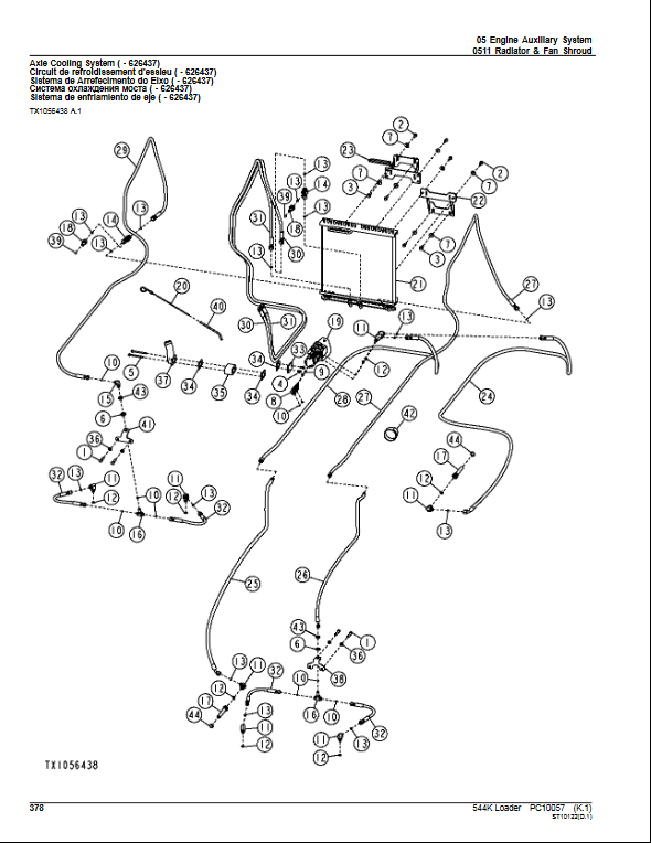John Deere 544K Loader Parts Manual - Image 3