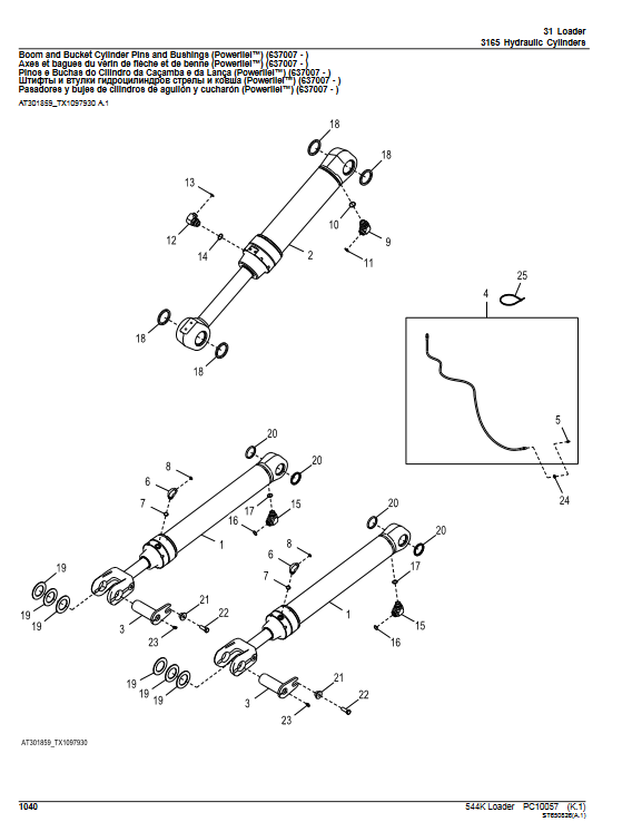 John Deere 544K Loader Parts Manual - Image 4